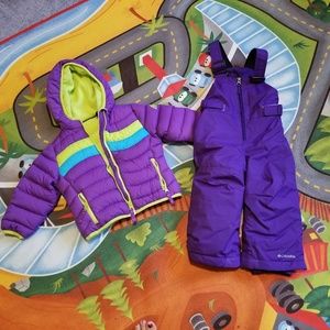 Toddler girl snow coat and pants